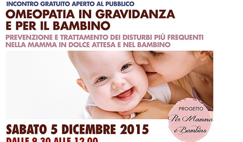 Omeopatia in gravidanza e per il bambino